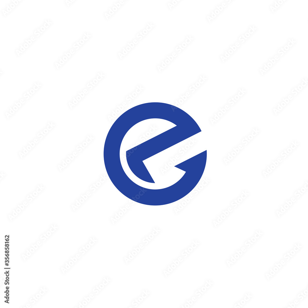 initial letter e logo lowercase, line art style design template initial letter e logo lowercase, line art style design template