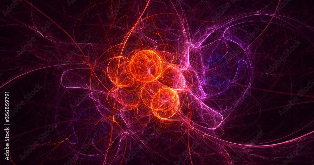 3D rendering abstract multicolor fractal light background 3D rendering abstract multicolor fractal light background