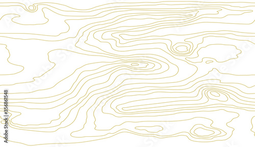 Seamless wooden pattern. Wood grain texture. Dense lines. Abstract white background. Vector illustration