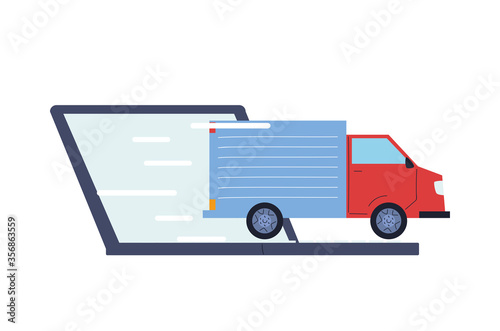 man with mask on delivery with location and application,