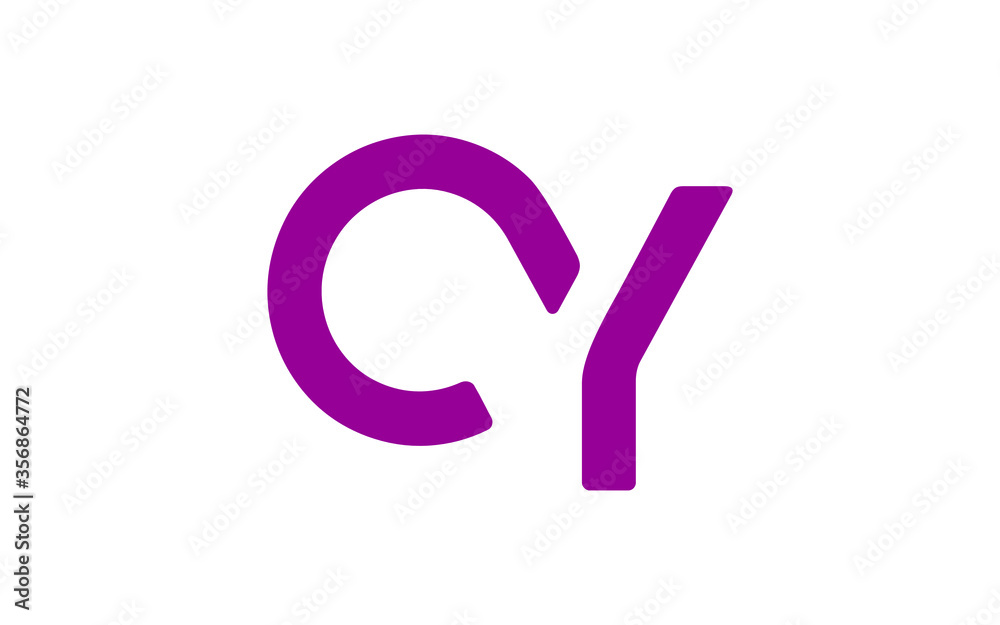 CY or YC Letter Initial Logo Design, Vector Template CY or YC Letter Initial Logo Design, Vector Template