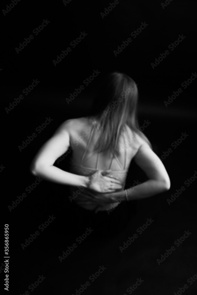 Black and white art fashion surrealistic portrait of beautiful woman, fashion studio portrait of beautiful model Black and white art fashion surrealistic portrait of beautiful woman, fashion studio portrait of beautiful model