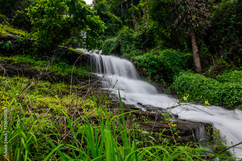 Fototapeta Naklejka Na Ścianę i Meble -  The beauty of Palaoorkotta waterfalls in Malappuram district of Kerala state, India.
