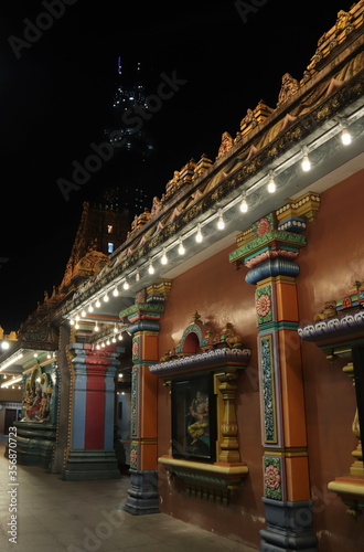 Temple hindou à Kuala Lumpur, Malaisie
