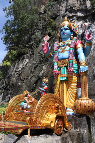 Photography Char de Shiva, grottes de Batu à Kuala Lumpur, Malaisie