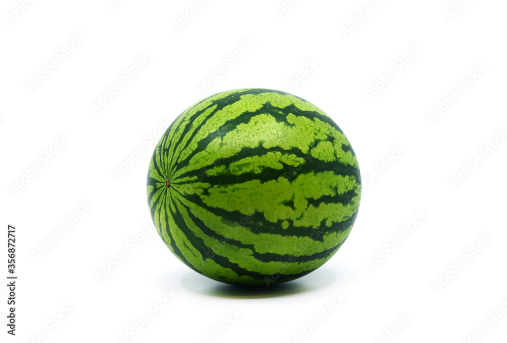 Watermelon of various shapes in white background Watermelon of various shapes in white background