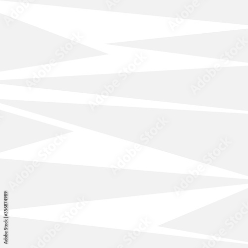 Abstract directionless or irregular triangle shape texture background on a white and gray shade tone. Geometric transparent diagonal motion pattern using for a paper print, page fill, and brochure.