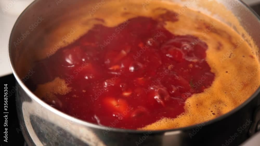 borscht tomato soup, borsch. Healthy vegetarian and vegan food. Vegetable soup.