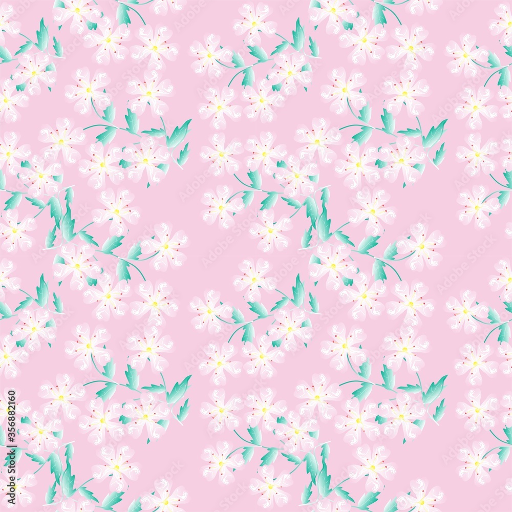 Seamless Pattern With Floral Motifs able to print for cloths, tablecloths, blanket, shirts, dresses, posters, papers. Seamless Pattern With Floral Motifs able to print for cloths, tablecloths, blanket, shirts, dresses, posters, papers.
