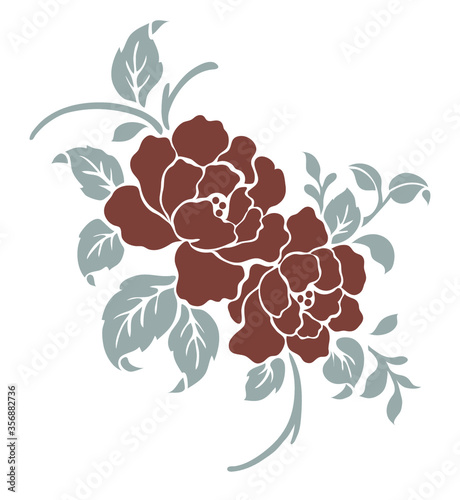 Rose motif design