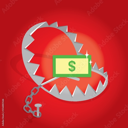 фотографія trap with money bait