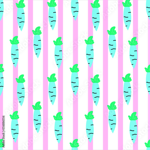 Seamless pattern of cute and fresh fruits for summer. Can use for print, template, creating digital design work, card making, scrapbooks, paper crafts, invitations, digital albums, wedding stationery