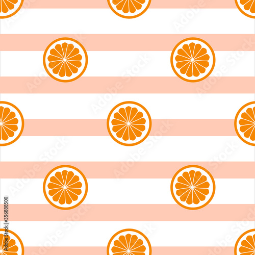 Seamless pattern of cute and fresh fruits for summer. Can use for print, template, creating digital design work, card making, scrapbooks, paper crafts, invitations, digital albums, wedding stationery