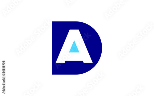 Free Download DA or AD Letter Initial Logo Design, Vector Template - GFXLoad