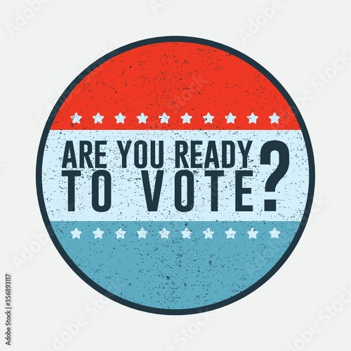 election vote badge