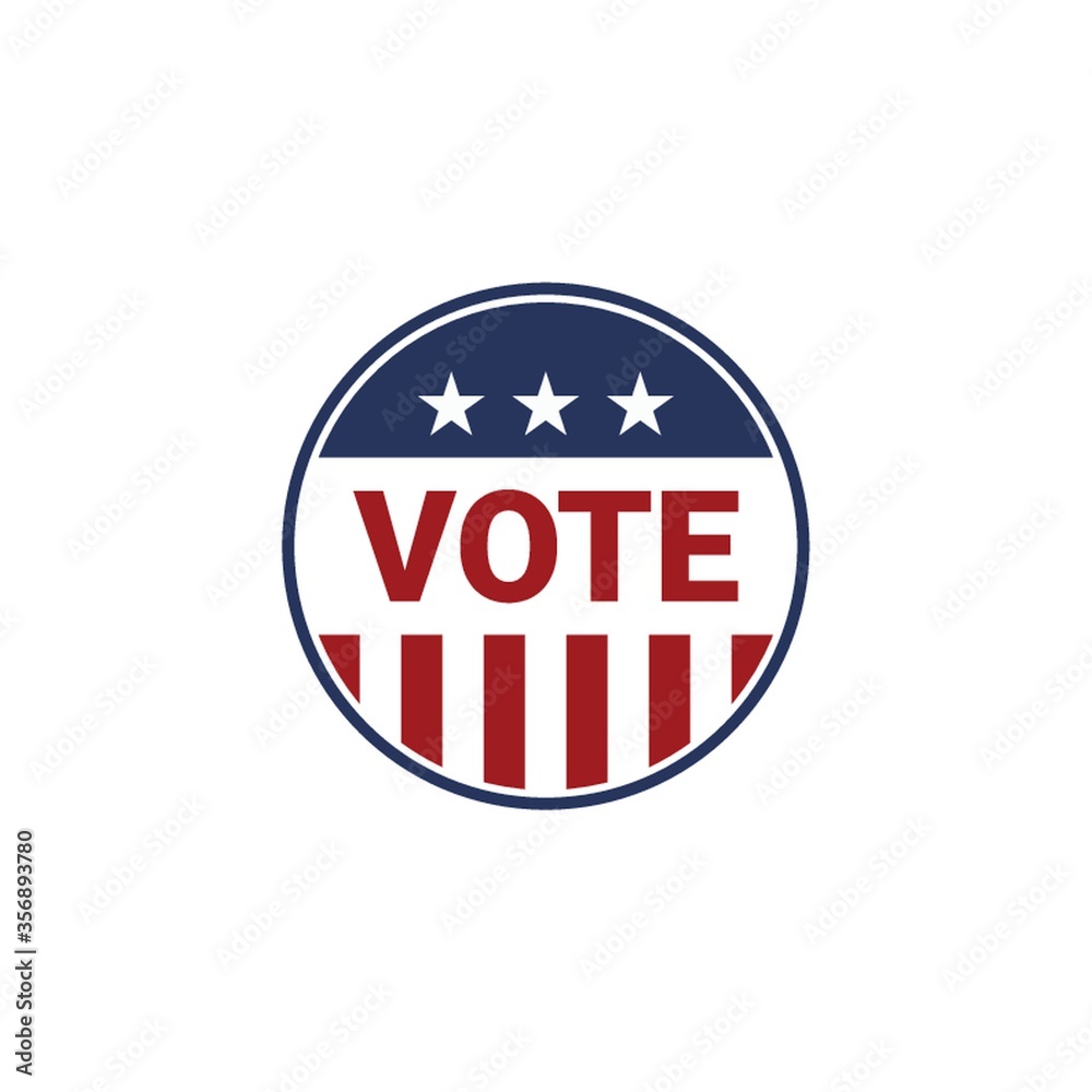 election vote badge election vote badge