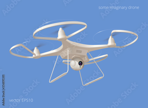 Fototapet Imaginary modern drone