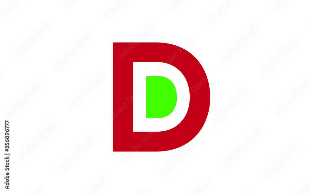 DD or D Letter Initial Logo Design, Vector Template DD or D Letter Initial Logo Design, Vector Template