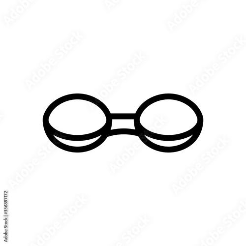 contact lens portable package icon vector. contact lens portable package sign. isolated contour symbol illustration