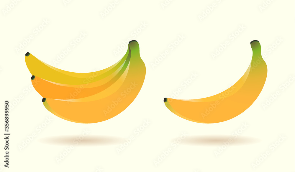 바나나 아이콘 벡터