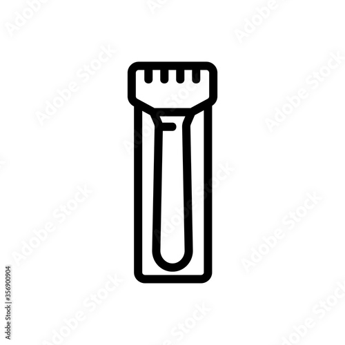 contact lens remover tool icon vector. contact lens remover tool sign. isolated contour symbol illustration