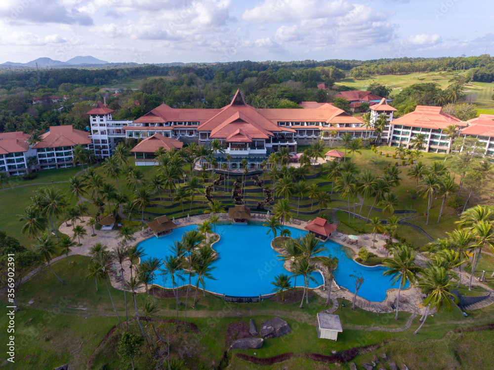 aerial view of bintan lagoon resort