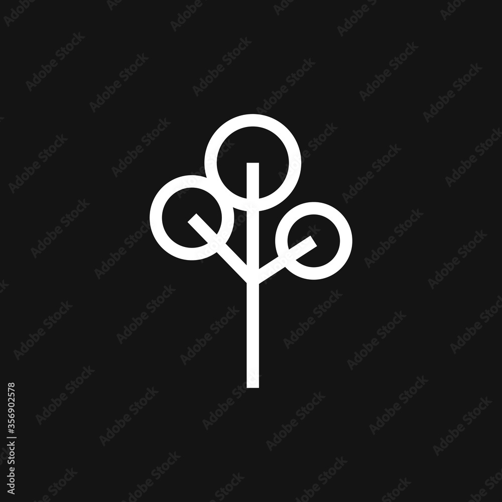 Tree vector icon, trees symbol isolated on background. Tree vector icon, trees symbol isolated on background.