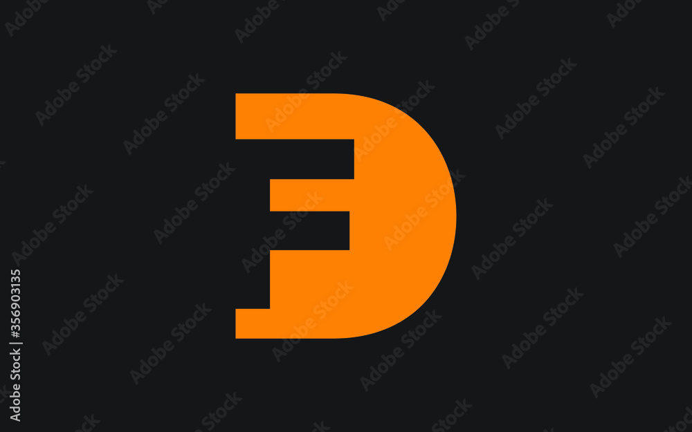 DF or FD Letter Initial Logo Design, Vector Template DF or FD Letter Initial Logo Design, Vector Template