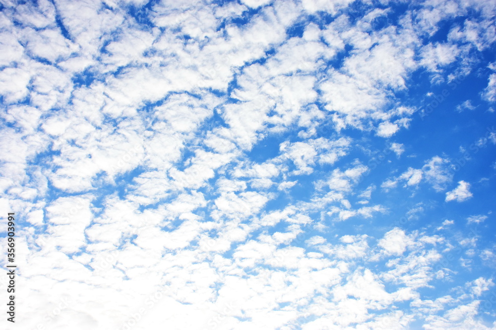 blue sky and cloud in the evening, abstract background textures of atmosphere