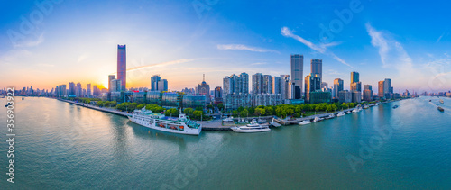 The city scenery of Shanghai, China