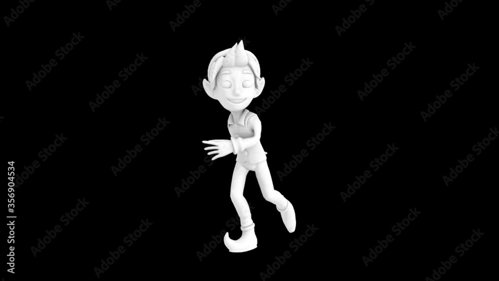 Happy Xmas Dancer Elf Background Happy Xmas Dancer Elf Background
