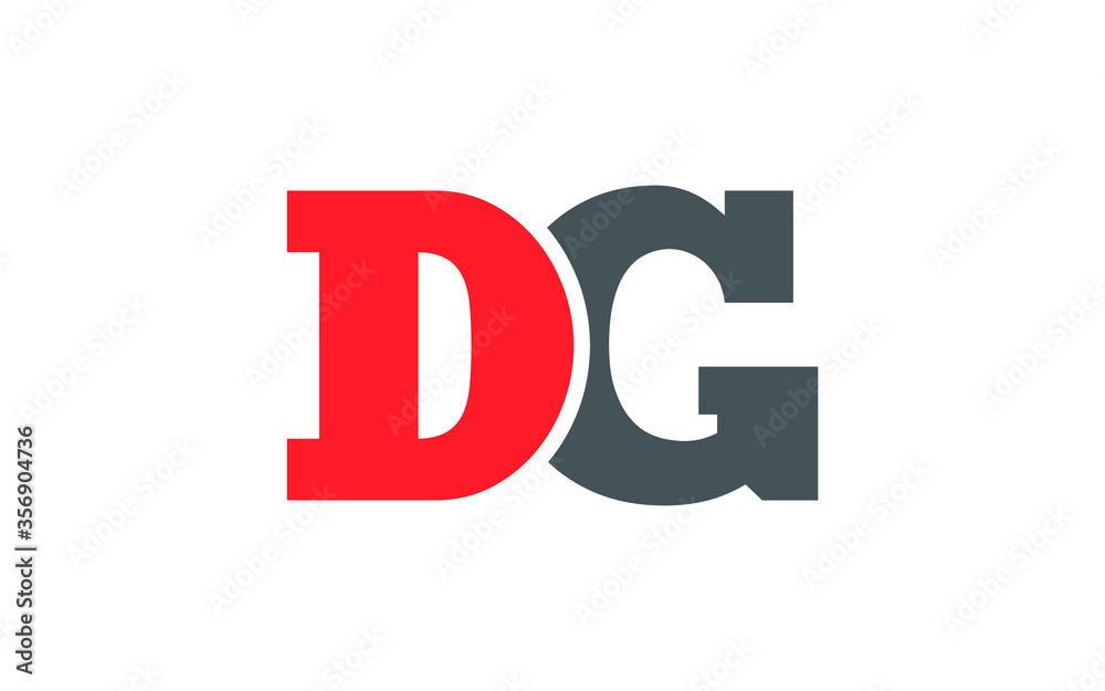 DG or GD Letter Initial Logo Design, Vector Template DG or GD Letter Initial Logo Design, Vector Template