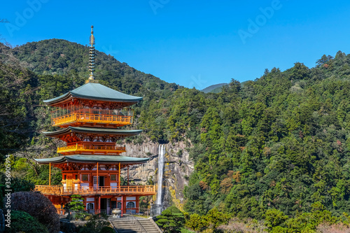 和歌山五重の塔と那智の滝