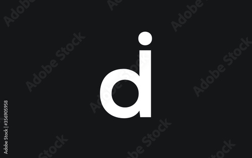 di or id Letter Initial Logo Design, Vector Template