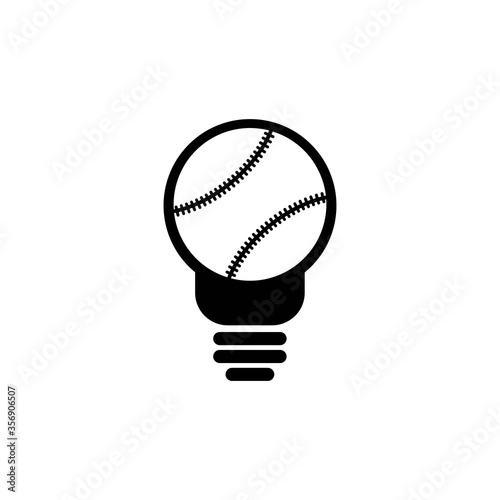 baseball idea vector design template illustration
