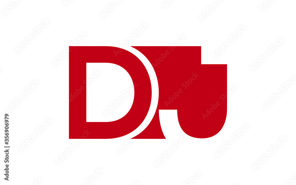 DJ or JD Letter Initial Logo Design, Vector Template DJ or JD Letter Initial Logo Design, Vector Template