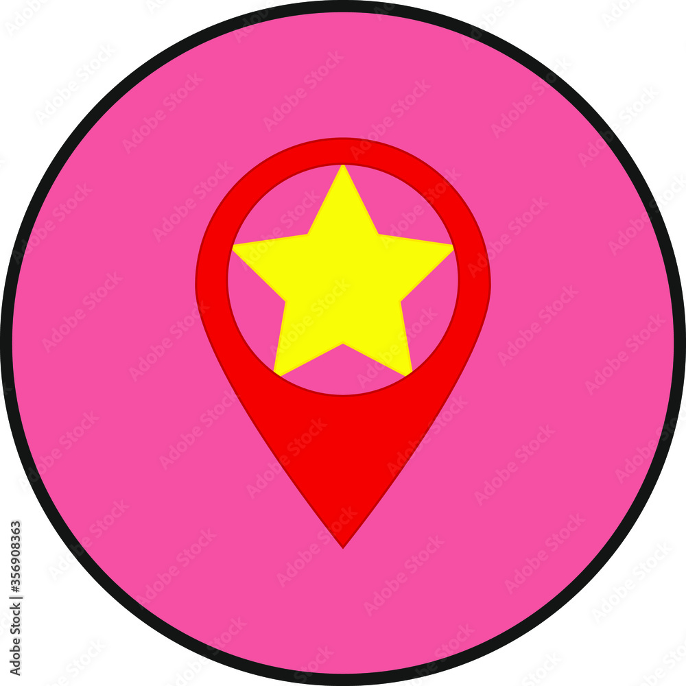 location point simple shapes vector icon location point simple shapes vector icon