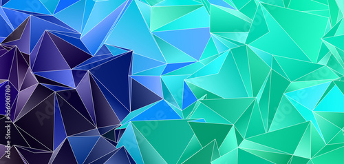 Abstract Low-Poly background. triangulated texture. Design 3d. Polygonal geometrical pattern. Triangular modern style