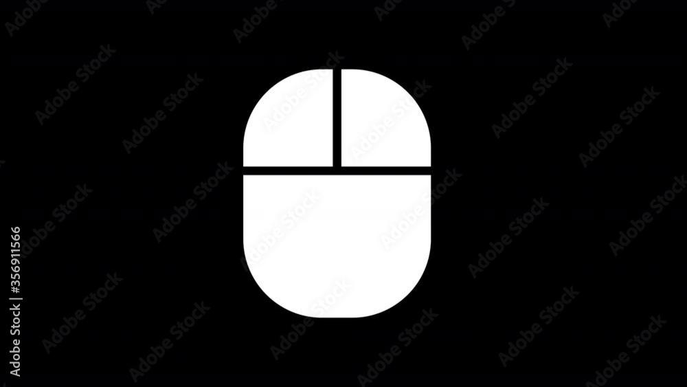 From the Glitch effect arises pc mouse symbol. Then the TV turns off. Alpha channel Premultiplied - Matted with color black From the Glitch effect arises pc mouse symbol. Then the TV turns off. Alpha channel Premultiplied - Matted with color black