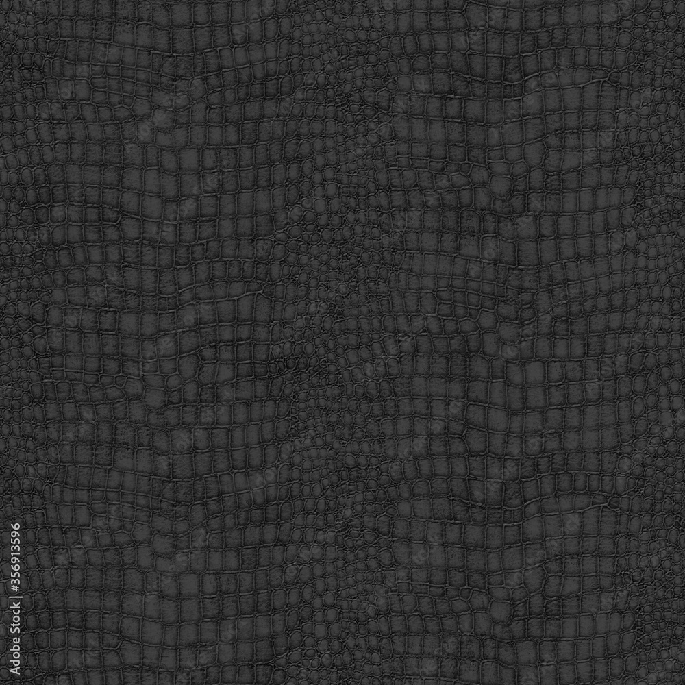 Black Crocodile Skin Textured Wallpaper Stock Photo Adobe Stock