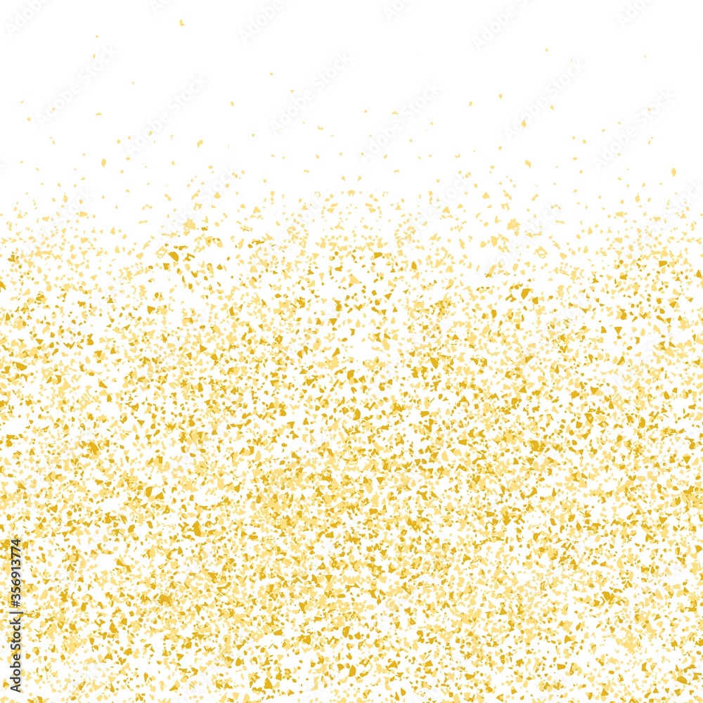 Gold glitter dot and white empty background vector illustration Stock ...