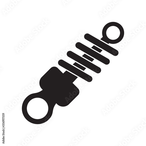shock breaker icon, automotive icon vector
