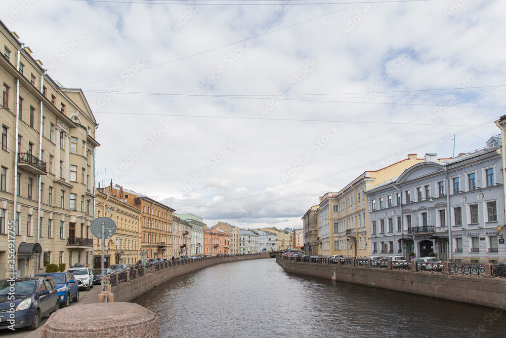 Views and architectural monuments and attractions of the city of Saint Petersburg