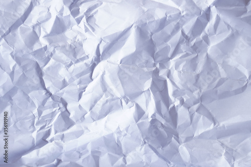 Texture of recycle white crumpled paper, can be use as abstract background, wallpaper, webpage, copy space for text.