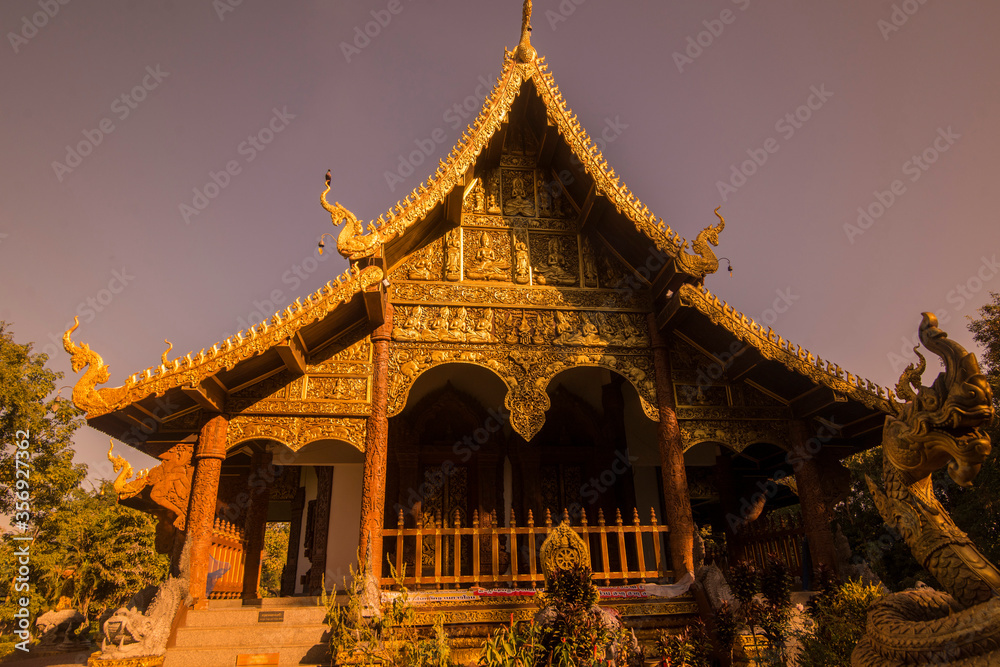 Fototapeta premium THAILAND CHIANG SAEN UPOSATHA HALL