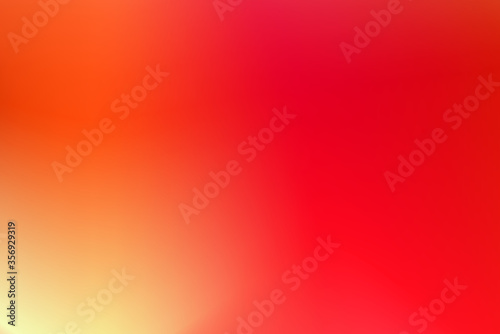 Hot red vector gradient background. Vivid color gradient mesh. Soft multicolored backdrop for web design