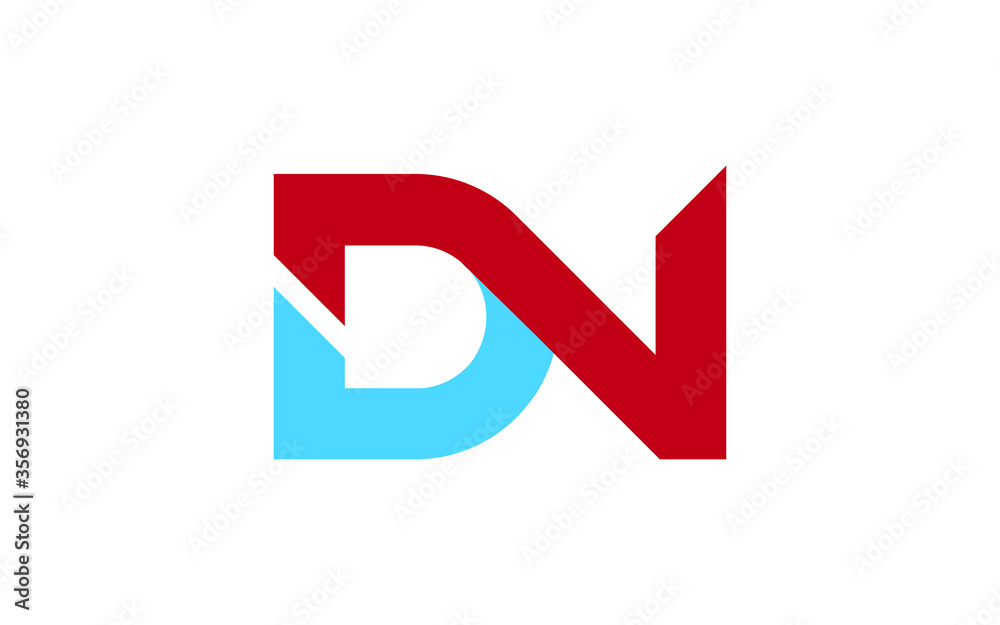 DN or ND Letter Initial Logo Design, Vector Template DN or ND Letter Initial Logo Design, Vector Template