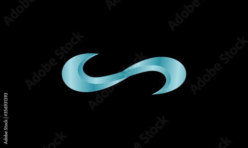 Wallpaper Mural s, s logo, symbol, question, mark, abstract, sign, icon, illustration, blue, 3d Torontodigital.ca