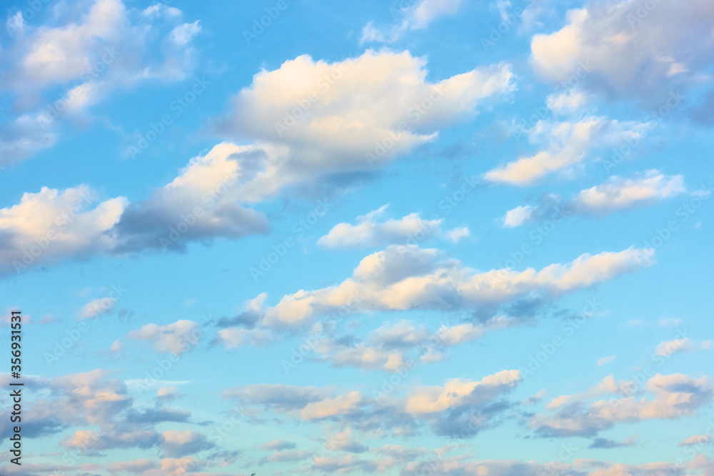 Evening sky with clouds Evening sky with clouds