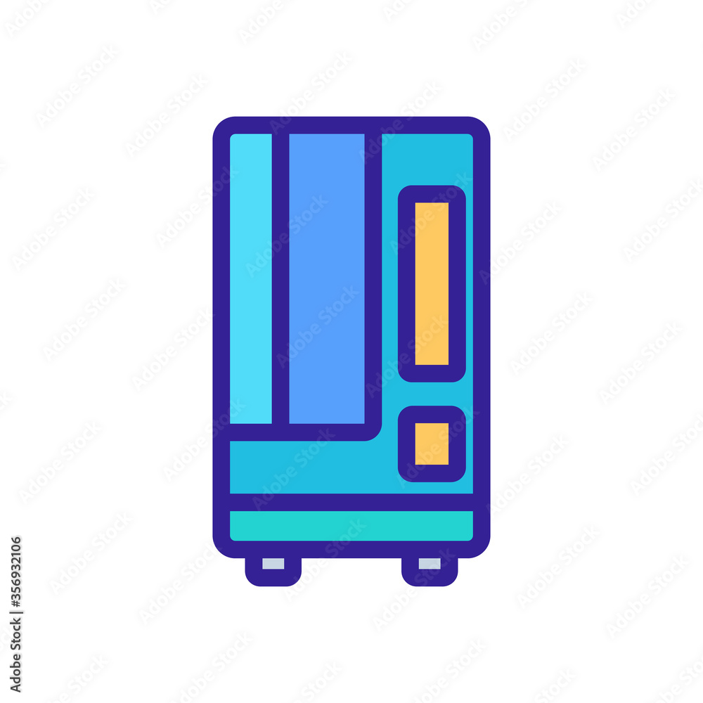 vending machine sell cold drinks icon vector. vending machine sell cold drinks sign. isolated color symbol illustration vending machine sell cold drinks icon vector. vending machine sell cold drinks sign. isolated color symbol illustration